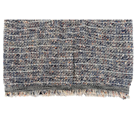 J. Crew 3/4 Length Sleeve Tweed Dress - Blue and Gray - Picture 6 of 14